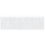 Tavolino da Parete Laterale Bianco 59 x 34,5 x 17 cm