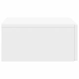 Tavolino da Parete Laterale Bianco 87,5 x 34,5 x 17 cm
