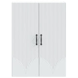 Mobiletto a muro Bianco 66 x 34,5 x 90 cm Legno ingegnerizzato