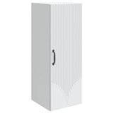 Mobiletto a muro Bianco 33 x 34,5 x 90 cm Legno ingegnerizzato