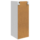 Mobiletto a muro Bianco 33 x 34,5 x 90 cm Legno ingegnerizzato