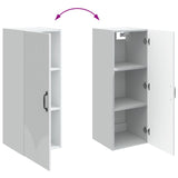 Mobiletto a muro Bianco 33 x 34,5 x 90 cm Legno ingegnerizzato