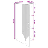 Mobiletto a muro Bianco 33 x 34,5 x 90 cm Legno ingegnerizzato