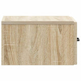 Mobiletto da notte a muro 2 pcs Rovere Sonoma 34,5 x 33 x 20 cm