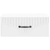Mobiletto da notte a muro con cassetto Bianco 49 x 34,5 x 20 cm
