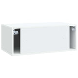 Mobile Porta TV da Muro Bianco 78,5 x 41 x 30 cm