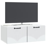 Mobile Porta TV da Muro Bianco 78,5 x 41 x 30 cm