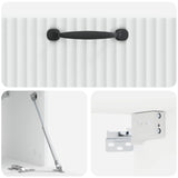 Mobile Porta TV da Muro Bianco 78,5 x 31 x 30 cm