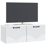 Mobile Porta TV da Muro Bianco 78,5 x 31 x 30 cm