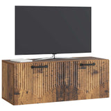 Mobile Porta TV da Muro Legno antico 78,5 x 31 x 30 cm