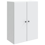 Mobiletto a muro Bianco 66 x 34,5 x 90 cm Legno ingegnerizzato