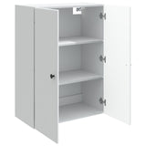 Mobiletto a muro Bianco 66 x 34,5 x 90 cm Legno ingegnerizzato