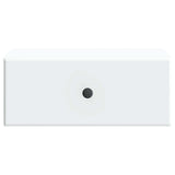 Mobiletto da notte a muro con cassetto Bianco 49 x 34,5 x 20 cm