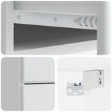 Mobiletto da notte a muro con cassetto Bianco 34,5 x 33 x 40 cm