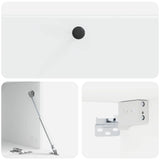 Mobile Porta TV da Muro 98 x 41 x 30 cm Bianco