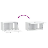 Mobile Porta TV da Muro 59,5 x 31 x 30 cm Bianco