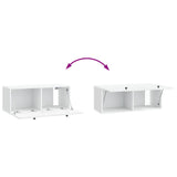 Mobile Porta TV da Muro 78,5 x 31 x 30 cm Bianco