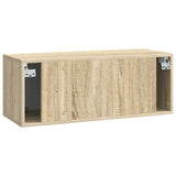 Mobile Porta TV da Muro 78,5 x 31 x 30 cm Rovere Sonoma