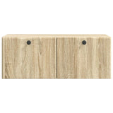 Mobile Porta TV da Muro 78,5 x 31 x 30 cm Rovere Sonoma