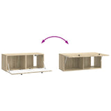 Mobile Porta TV da Muro 78,5 x 31 x 30 cm Rovere Sonoma