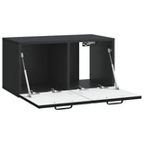 Mobile Porta TV da Muro Nero 59,5 x 31 x 30 cm