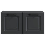 Mobile Porta TV da Muro Nero 59,5 x 31 x 30 cm