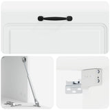 Mobile Porta TV da Muro Bianco 98 x 31 x 30 cm