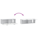 Mobile Porta TV da Muro Bianco 98 x 31 x 30 cm