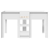 Letto a Castello per Bambini Bianco 100 x 200 cm