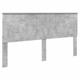 Letto con Contenitore con testiera Grigio cemento 180 x 200 cm