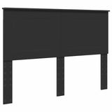 Struttura del letto con testiera Nero e Argento 150 x 200 cm