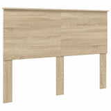 Struttura del letto con testiera Rovere Sonoma 140 x 200 cm
