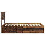 Struttura del letto Legno vecchio 75 x 190 cm Pino massello