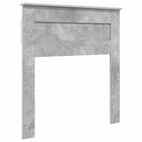 Struttura del letto con cassetto Grigio cemento 90 x 200 cm