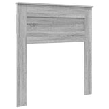 Letto con Contenitore con testiera Grigio Sonoma 90 x 200 cm