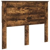 Struttura del letto Rovere fumé 135 x 190 cm Pino massello