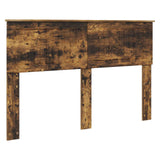 Struttura del letto Rovere fumé 140 x 200 cm Pino massello