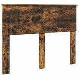 Struttura del letto Rovere fumé 135 x 190 cm Pino massello
