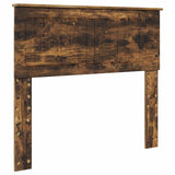 Struttura del letto Rovere fumé 100 x 200 cm Pino massello