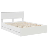 Struttura del letto Bianco 140 x 200 cm Legno Ingegnerizzato