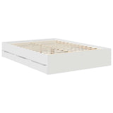 Struttura del letto Bianco 140 x 200 cm Legno Ingegnerizzato