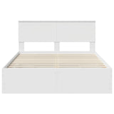 Struttura del letto Bianco 140 x 200 cm Legno Ingegnerizzato