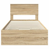 Struttura del letto con cassetto Rovere Sonoma 100 x 200 cm