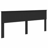 Letto con Contenitore Nero 200 x 200 cm Legno truciolato