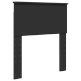 Letto con Contenitore Nero 75 x 190 cm Legno truciolato