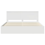 Struttura del letto Bianco 200 x 200 cm Pino massello