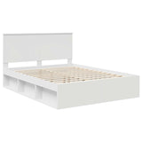 Struttura del letto Bianco 150 x 200 cm Pino massello