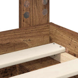 Struttura del letto Legno vecchio 140 x 190 cm Pino massello