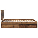 Struttura del letto Legno vecchio 140 x 190 cm Pino massello