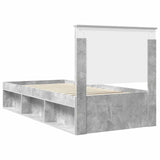 Struttura del letto Calcestruzzo 90 x 200 cm Pino massello